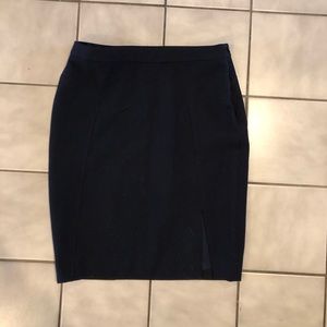 Navy blue banana republic skirt size 2